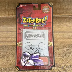 Zatch Bell The Card Battle Spell Book Zeno Sealed Bandai Viz 2005 Exclusive Card - Image 1