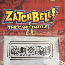 Zatch Bell The Card Battle Spell Book Zeno Sealed Bandai Viz 2005 Exclusive Card - Image 4