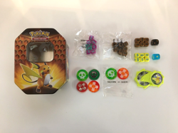 Pokemon TCG Hidden Fates Raichu GX Tin w/ Dice & Tokens, NO CARDS INCLUDED - Image 1