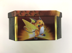 Pokemon TCG Hidden Fates Raichu GX Tin w/ Dice & Tokens, NO CARDS INCLUDED - Image 5