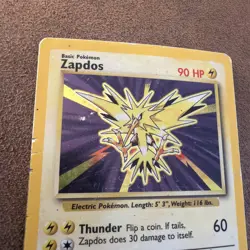 Pokemon TCG Zapdos Holo Rare Card Base Set, 16/102 HP - Image 2