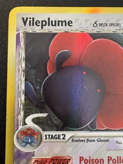 Vileplume 17/110 EX Holon Phantoms Delta Species Pokemon Card Holo Foil Rare LP - Image 3