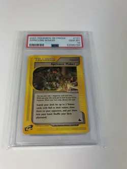 Pokemon Apricorn Maker Skyridge #121 PSA 10 E-card Low Pop Sunkern Art - Image 1