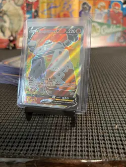 Pokemon Stonjourner v Full Art Holo Ultra Rare Card 193/202 NM Condition - Image 1