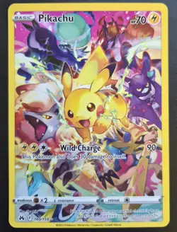 Pokemon Card - Pikachu - Crown Zenith - Secret Rare - 160/159 - NM - Image 1