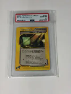 Pokemon Mystery Plate Y Skyridge #135 PSA 10 Gem Mint E-card Low Pop - Image 1