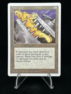 BLACK VISE Revised Edition 1994 Magic The Gathering (MTG) TCG CCG 🔥MINT🔥 - Image 1