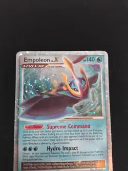 MP Pokemon TCG Empoleon Lv. X Holo Rare Card 120/130 Diamond Pearl 2007 - Image 4