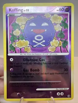 MP- Koffing 68/111 Reverse Holo Rising Rivals AUTHENTIC Pokemon Card - Image 1