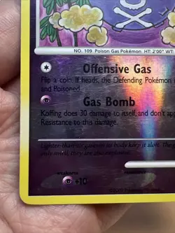 MP- Koffing 68/111 Reverse Holo Rising Rivals AUTHENTIC Pokemon Card - Image 3