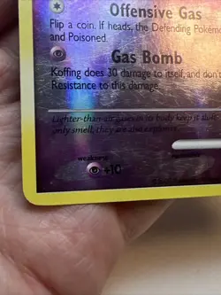 MP- Koffing 68/111 Reverse Holo Rising Rivals AUTHENTIC Pokemon Card - Image 4