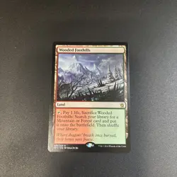 WOODED FOOTHILLS Khans Of Tarkir KTK Magic MTG NEW MINT CARD - Image 1
