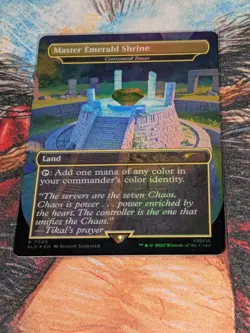 MTG Foil Command Tower As Master Emerald Shrine Secret Lair X Sonic - Image 1