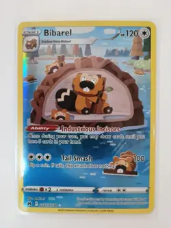 Pokemon TCG Bibarel Holo Ultra Rare Card Crown Zenith-Galarian Gallery GG25/GG70 - Image 1