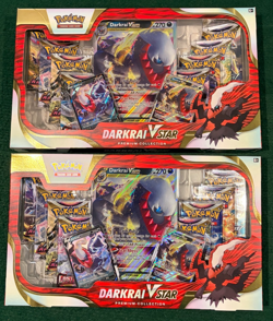 Pokemon TCG Darkrai Vstar Premium Collection Box Lot (x2) - New - READ - Image 1
