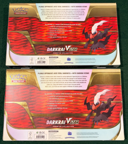 Pokemon TCG Darkrai Vstar Premium Collection Box Lot (x2) - New - READ - Image 2