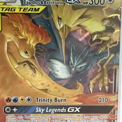 2019 Pokemon Sun & Moon Moltres Zapdos Articuno GX Hidden Fates #44 PSA 10 GEM - Image 2