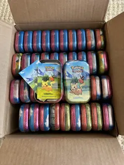 Pokemon Ascended Heroes Mini Tins Lot of 40 – EMPTY TINS - Image 1