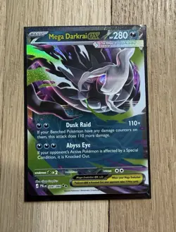 Pokemon TCG Pitch Black Mega Darkrai Ex 048/084 Double Rare - Image 1