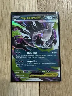 Pokemon TCG Pitch Black Mega Darkrai Ex 048/084 Double Rare - Image 3