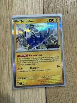 Pokemon TCG Pitch Black Miraidon 082 Stamped Promo - Image 3