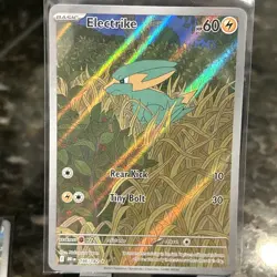 Electrike 196/182 Sv10: Destined Rivals Holo Illustration Rare Pokemon English - Image 1