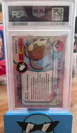 2000 TOPPS CHROME POKEMON T.V. #20 RATICATE PSA 10 - Image 2