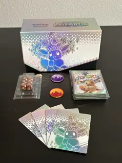 Pokemon TCG Scarlet & Violet Prismatic Evolutions ETB Box & Accessories! - Image 1