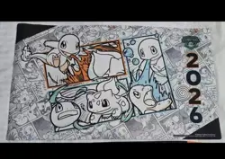 Pokemon Center NAIC 2026 Kanto Starters Playmat Exclusive New Orleans TCG - Image 4