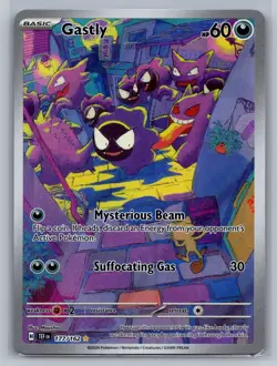 Pokemon Gastly 177/162 SV05: Temporal Forces Illustration Rare Holo English - Image 1