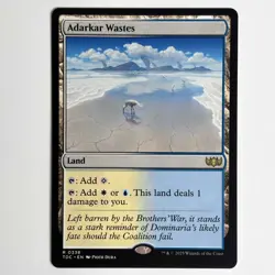 ADARKAR WASTES MTG TDC - CARTE MAGIC THE GATHERING EN NEUF - Image 1