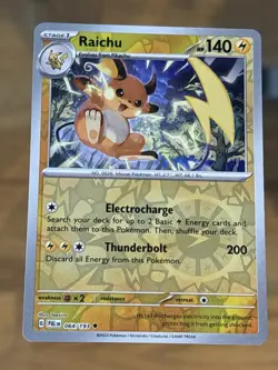 Paldea Evolved - Raichu 064/193 Reverse Holo Pokemon - Image 1