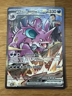 Pokemon SV10 Destined Rivals Team Rocket’s Nidoking ex 233/182 - Image 1