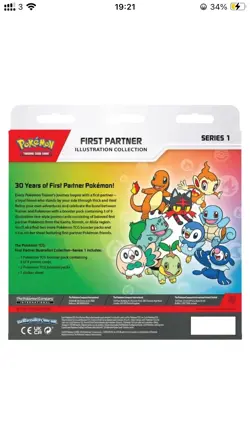 Pokemon First Partner Illustration Collection Box English Series 1 - Image 3