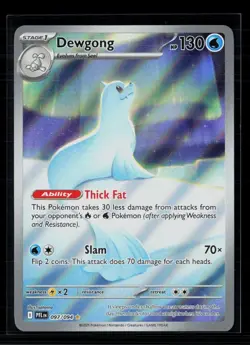Pokemon 2025 Scarlet & Violet Phantasmal Flames Dewgong #97/94 - Image 1