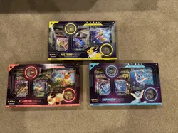 Pokemon TCG: Vaporeon, Jolteon, Flareon VMAX Premium Collection Box - SEALED LOT - Image 1