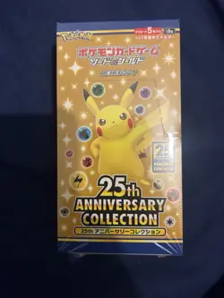 Pokemon 25th Anniversary Collection Japanese Booster Box S8a Sealed - Image 1