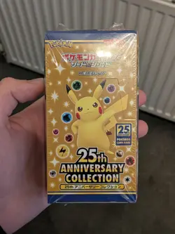 Pokemon S8a 25th Anniversary Collection Japanese Booster Box - Sealed - Image 1