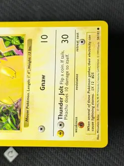 Pikachu 58/102 - Shadowless Base Set Red Cheeks Pokemon TCG LP VLP - Image 5