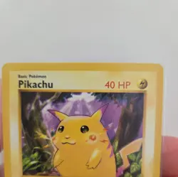 Pokemon TCG - Pikachu 58/102 Base Set Shadowless - Red Cheeks - LP - Image 2