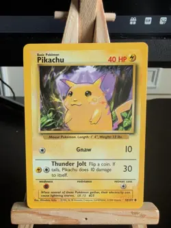 Pikachu 58/102 - Common Base Set - LP - Pokemon TCG - Image 1