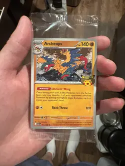 Exclusive Pokemon Chicago Field Museum Fossil Exhibit ArcheopsPromo Card SEALED - Image 1