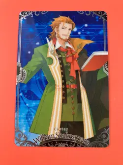 Wiliam Shakespeare N08 Fate Grand Order FGO Wafer Card 2018 very rare - Image 2