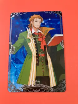 Wiliam Shakespeare N08 Fate Grand Order FGO Wafer Card 2018 very rare - Image 3