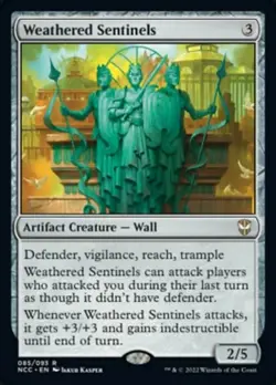 Weathered Sentinels Commander: Streets of New Capenna Regular MTG Card 085/093 - Image 1