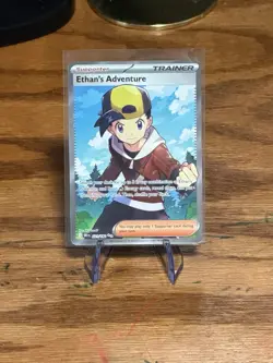 Ethan's Adventure Holo Ultra Rare Full Art Card 221/182 Sv10: Destined Rivals - Image 1