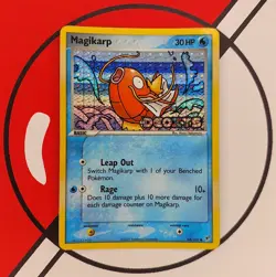 MAGIKARP 64/107 EX Deoxys Reverse Holo Stamped Pokemon Card LP/MP - Image 1