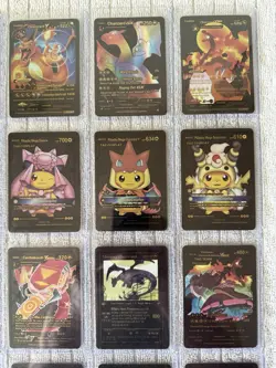 Lot Of 25 Black Foil Fan Art Pokemon Cards - Image 3
