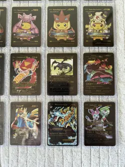 Lot Of 25 Black Foil Fan Art Pokemon Cards - Image 5