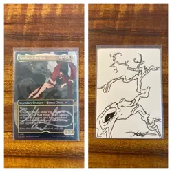 MTG✨Signed KAALIA OF THE VAST Artist Proof w/Art FOIL✨SLD Tragic Romance MYTHIC - Image 1
